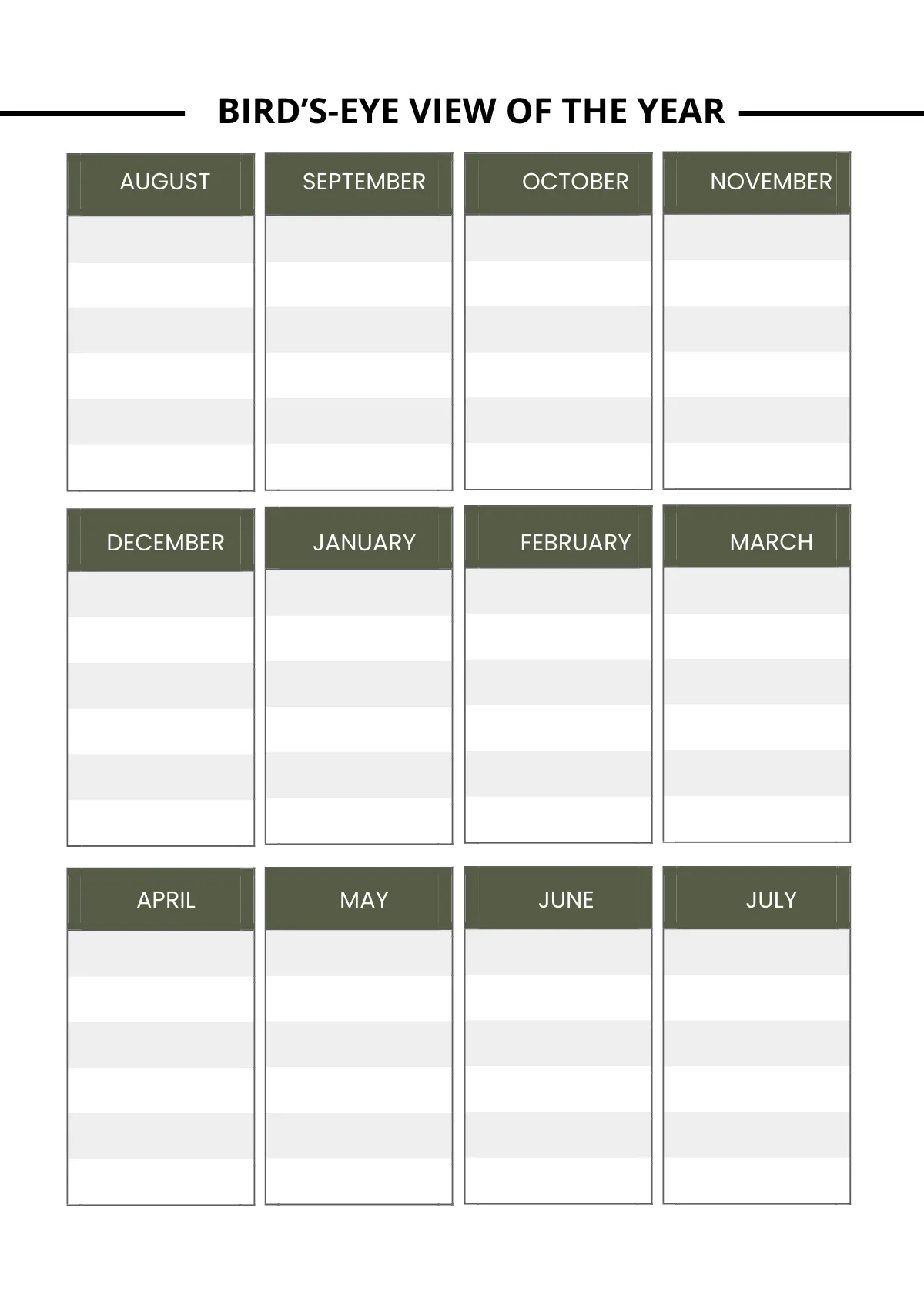 Free Editable High School Course Planner Template to Edit Online