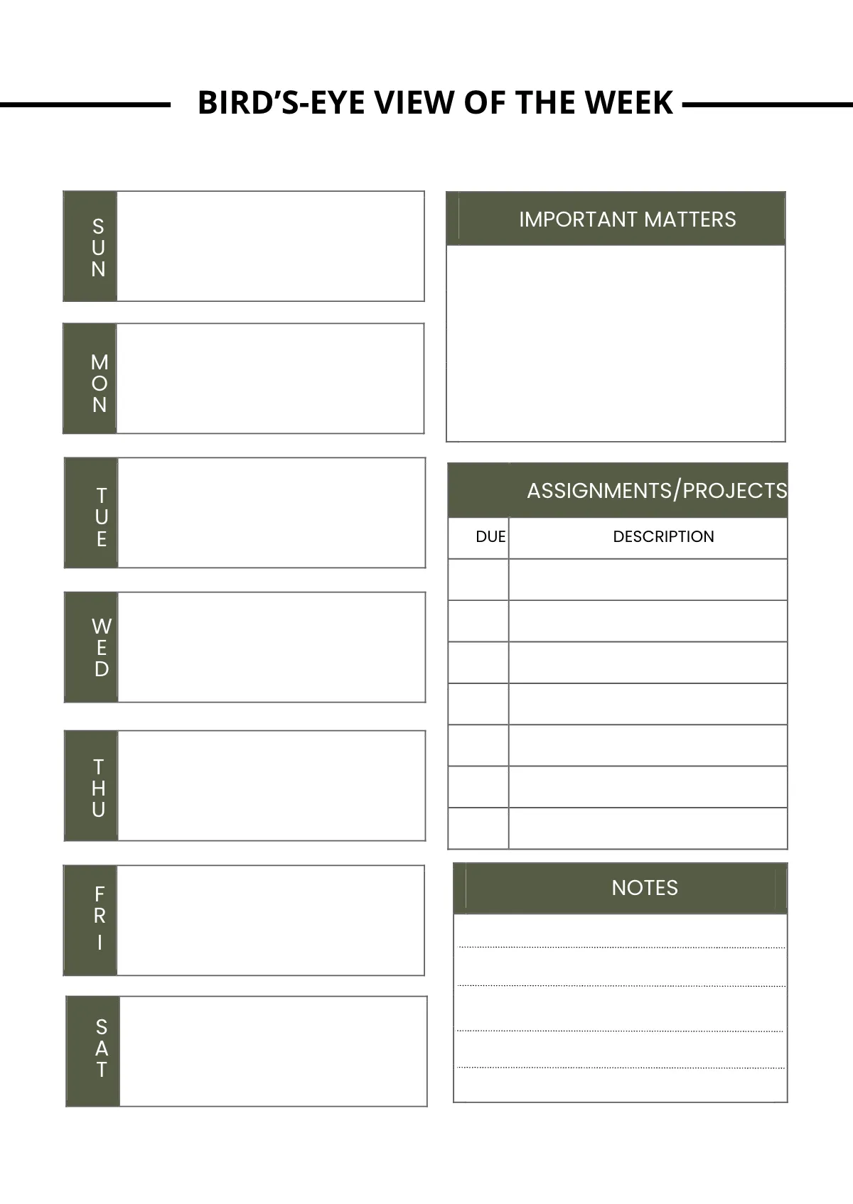 Free Editable High School Course Planner Template to Edit Online