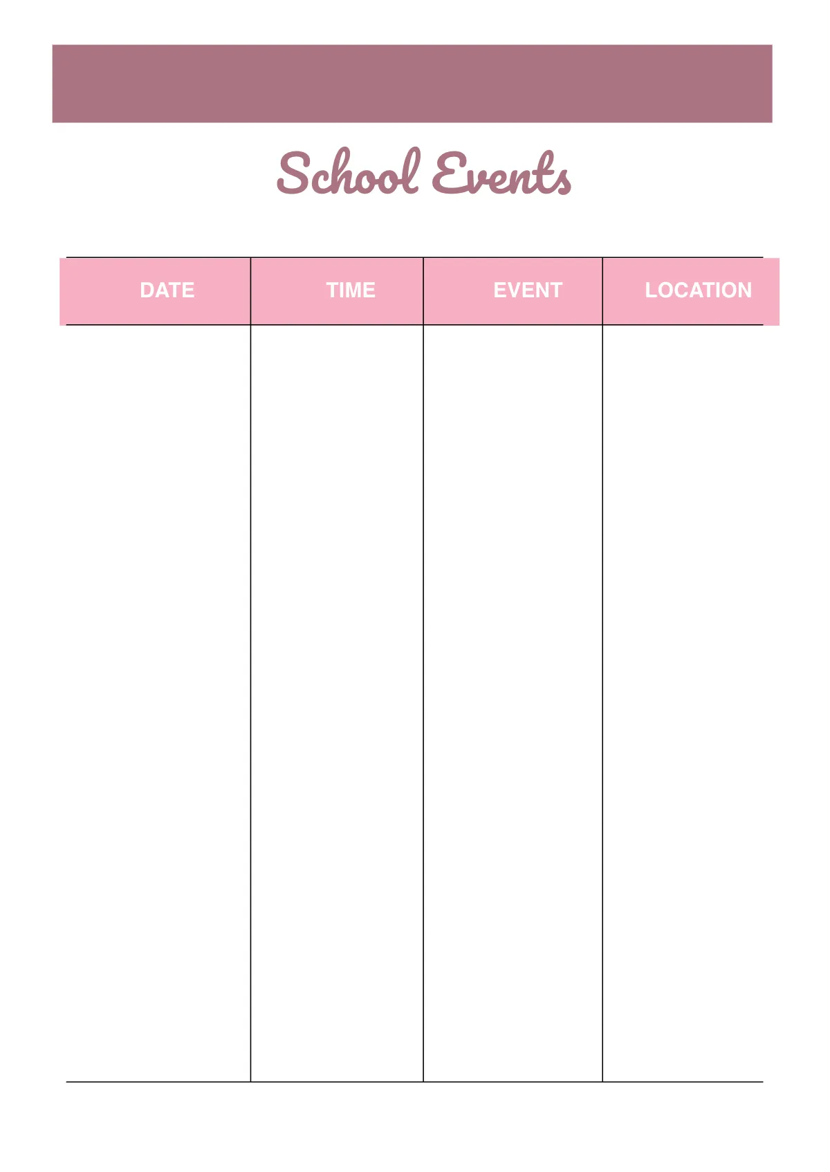 Free Editable Teacher Planner Template to Edit Online