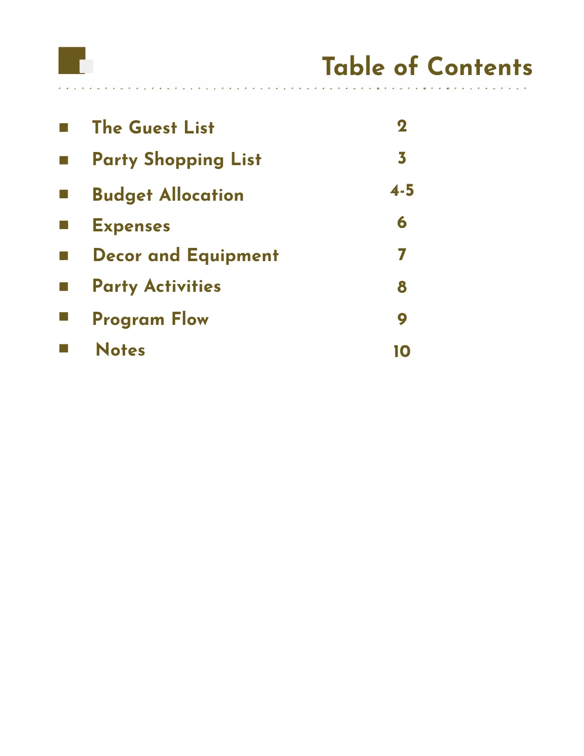 Free Classroom Party Planner Template to Edit Online