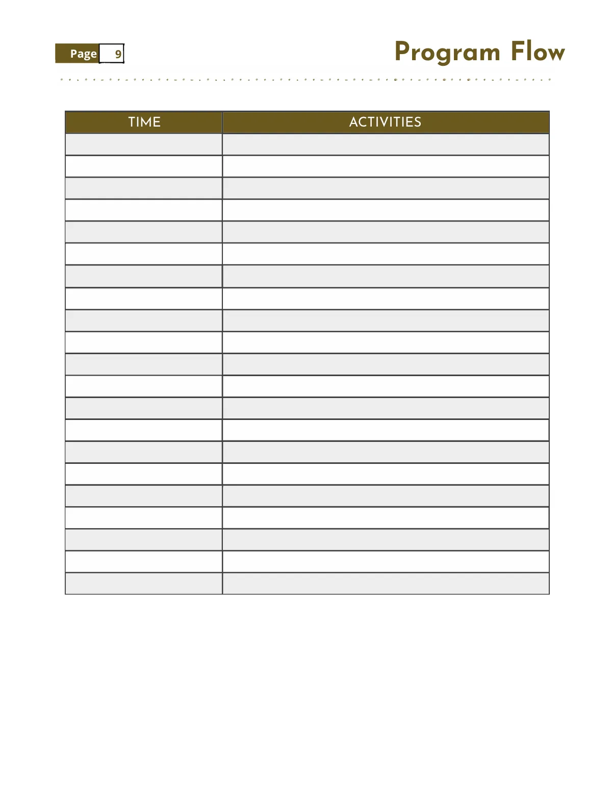 Free Classroom Party Planner Template to Edit Online