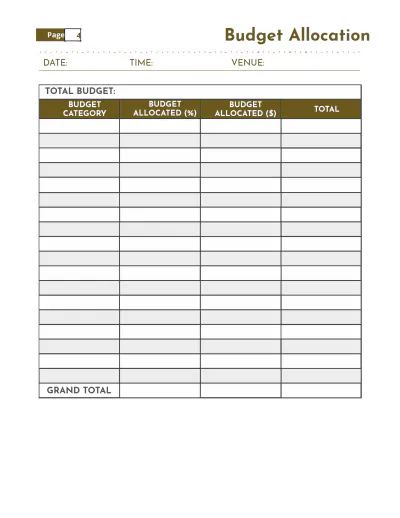 Free Classroom Party Planner Template to Edit Online