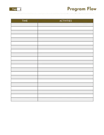 Free Classroom Party Planner Template to Edit Online