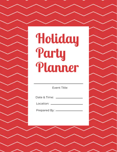 Free Holiday Party Planner Template to Edit Online