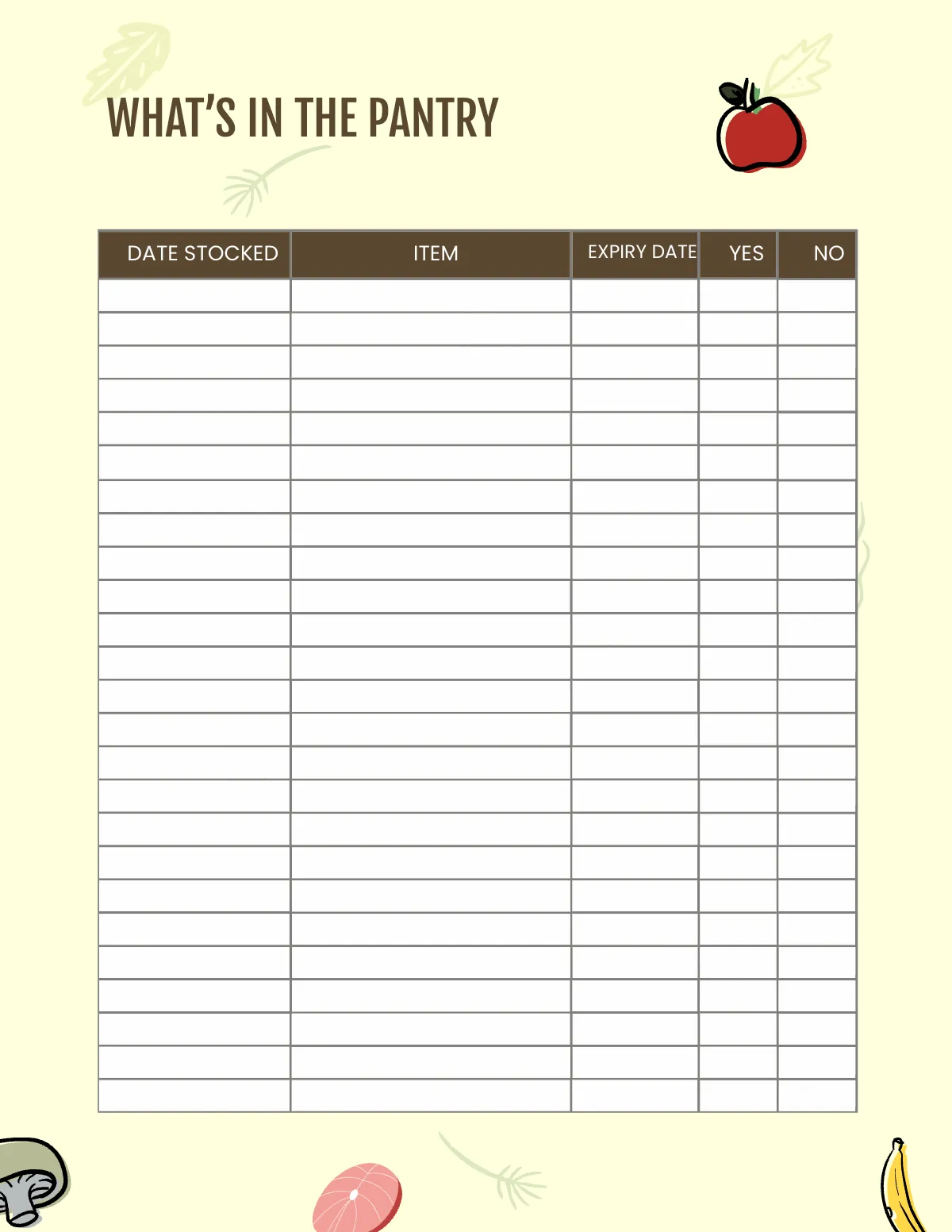 Free Lunch Meal Planner Template to Edit Online