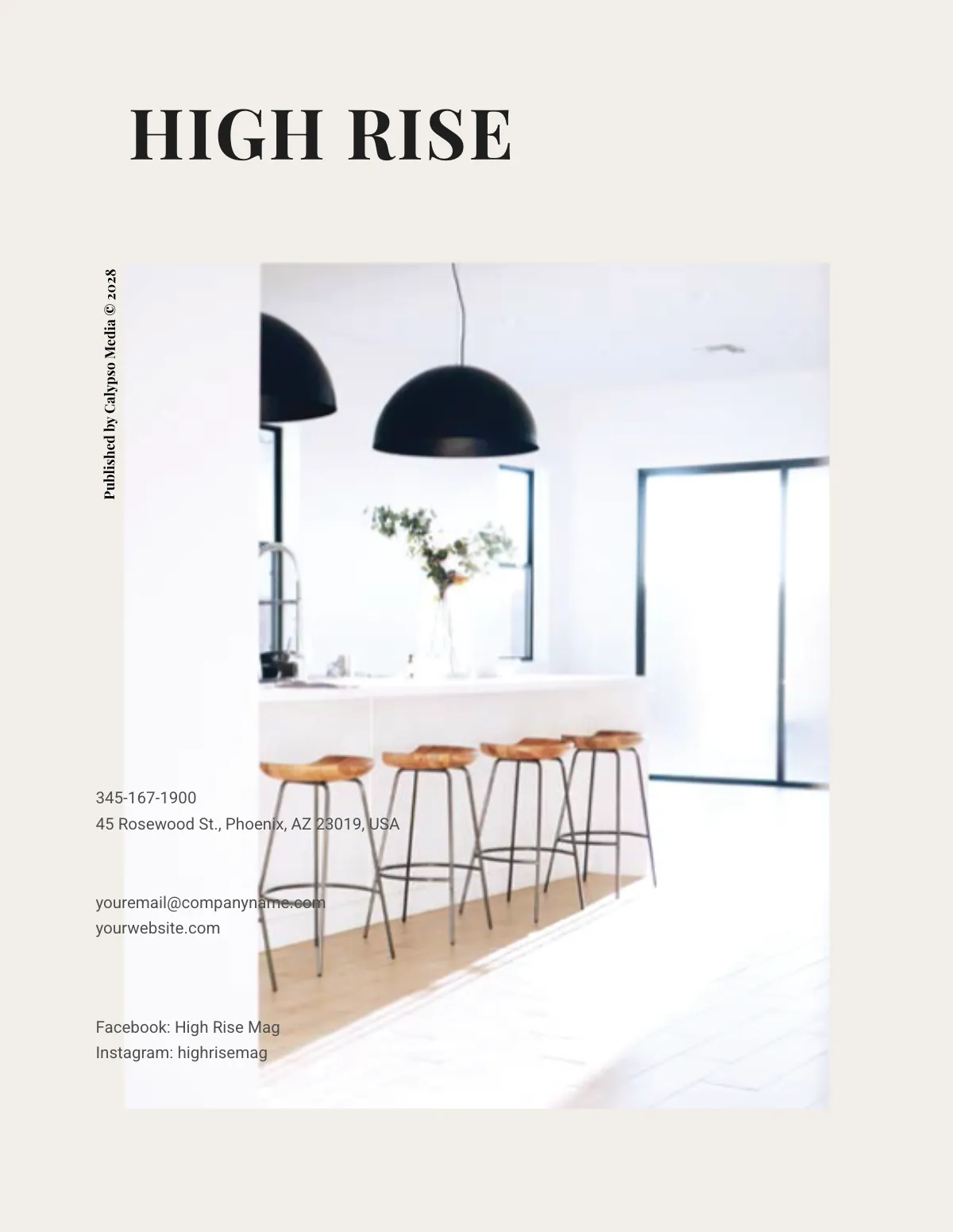 Free Homes and Lands Magazine Template to Edit Online