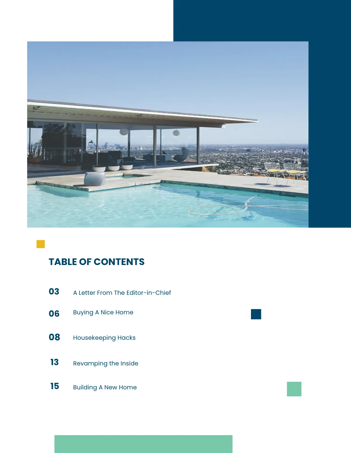 Free House Magazine Template to Edit Online