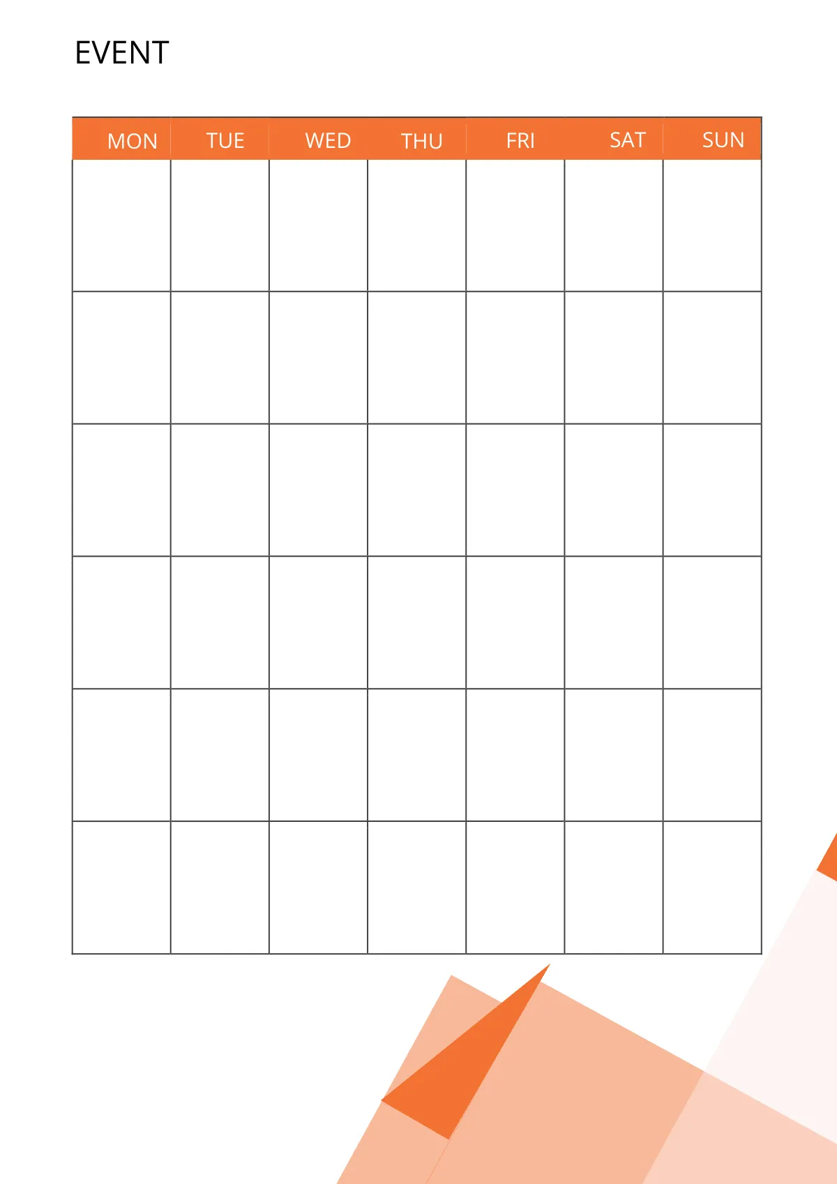 Free Event Schedule Planner Template to Edit Online