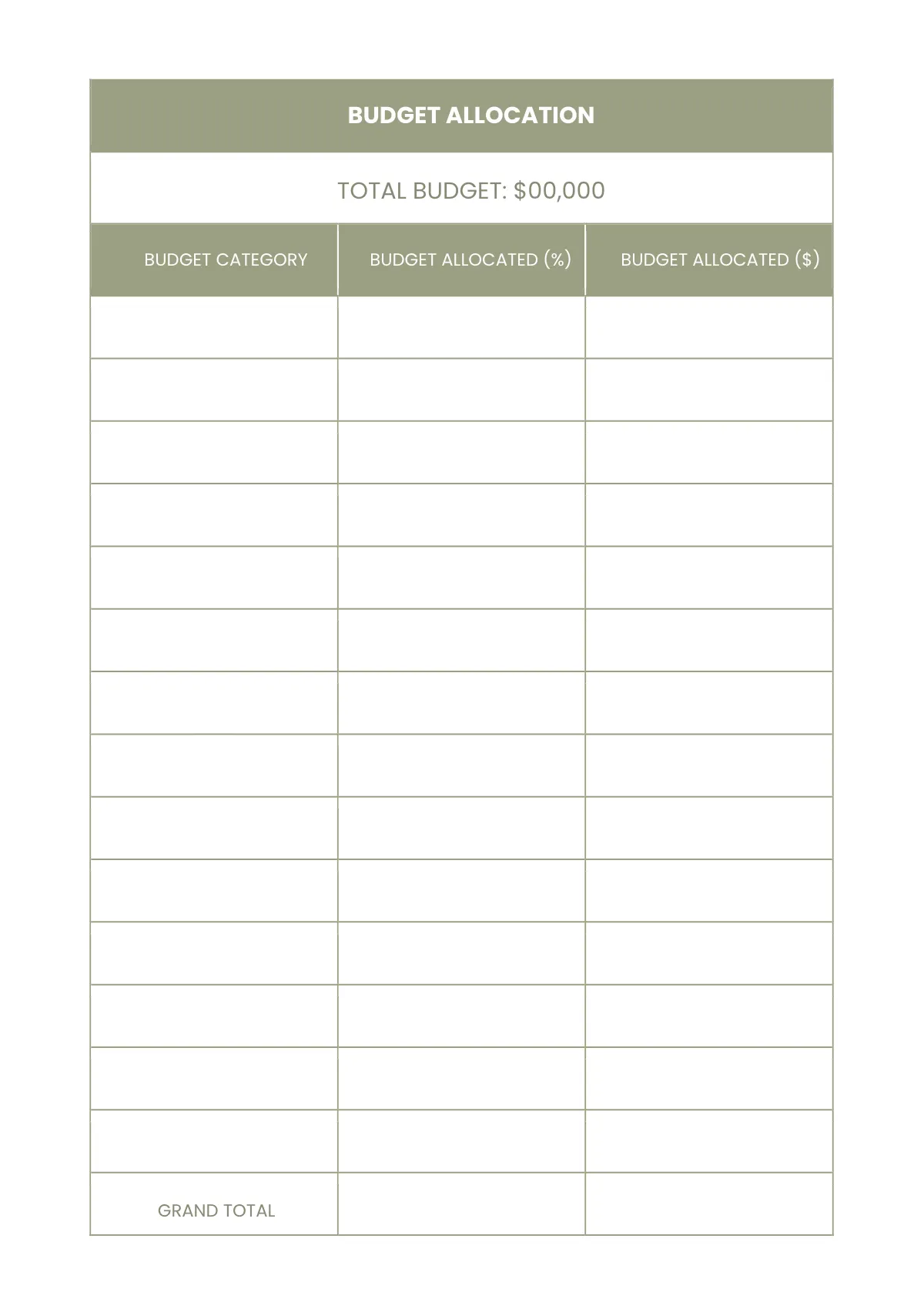 Free Printable Wedding Planner Template to Edit Online