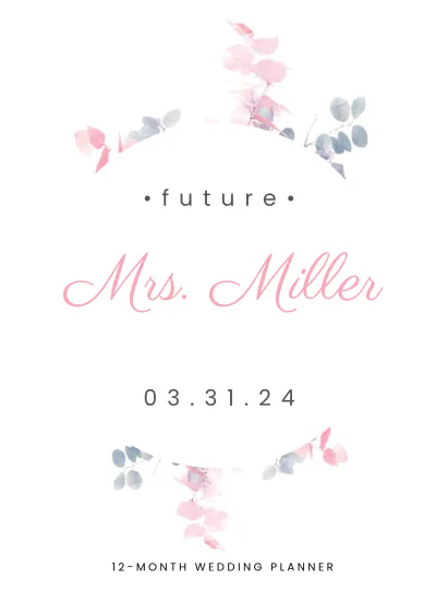 Free Sample 12-Month Wedding Planner Template to Edit Online