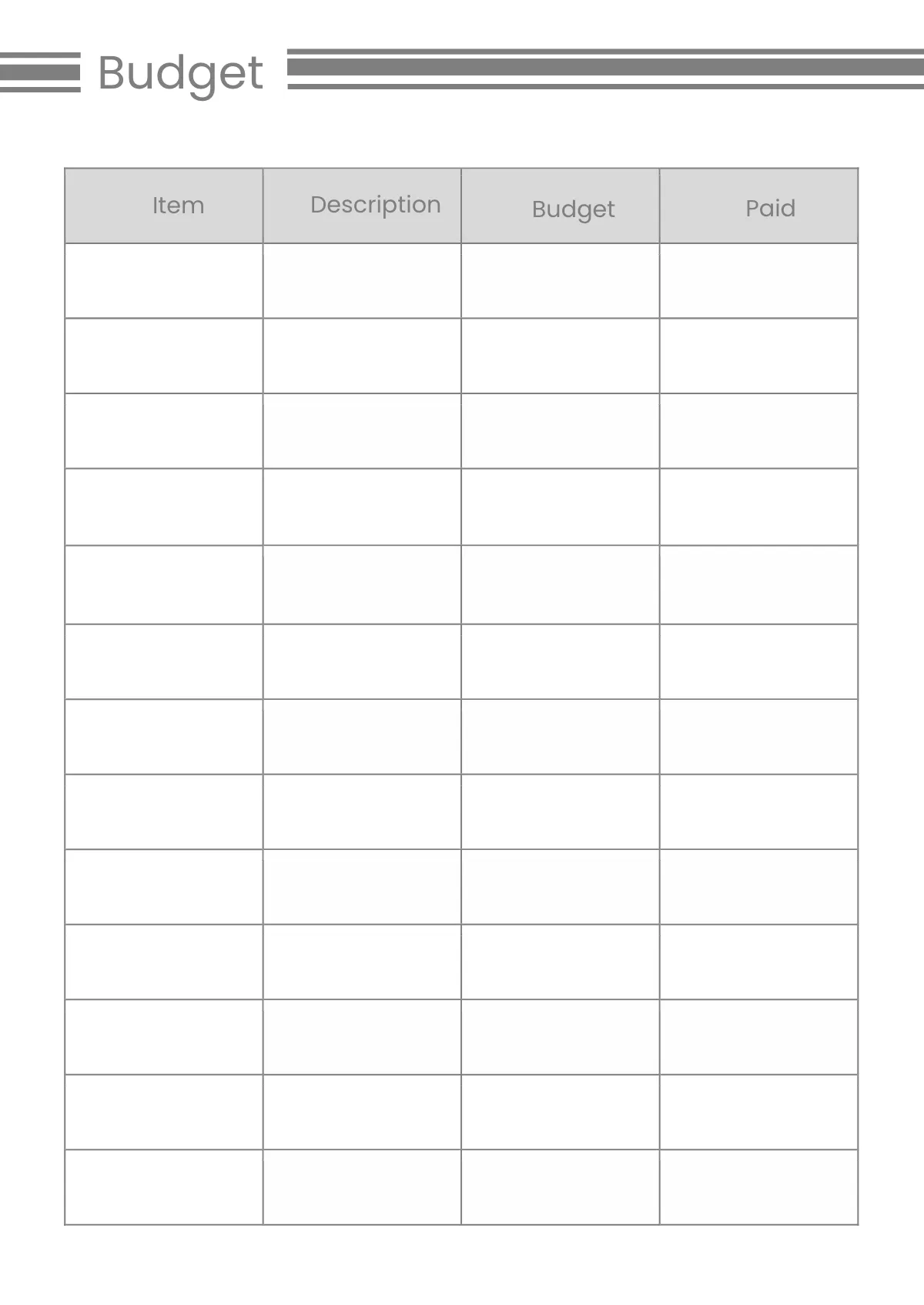 Free Sample Digital Wedding Planner Template to Edit Online