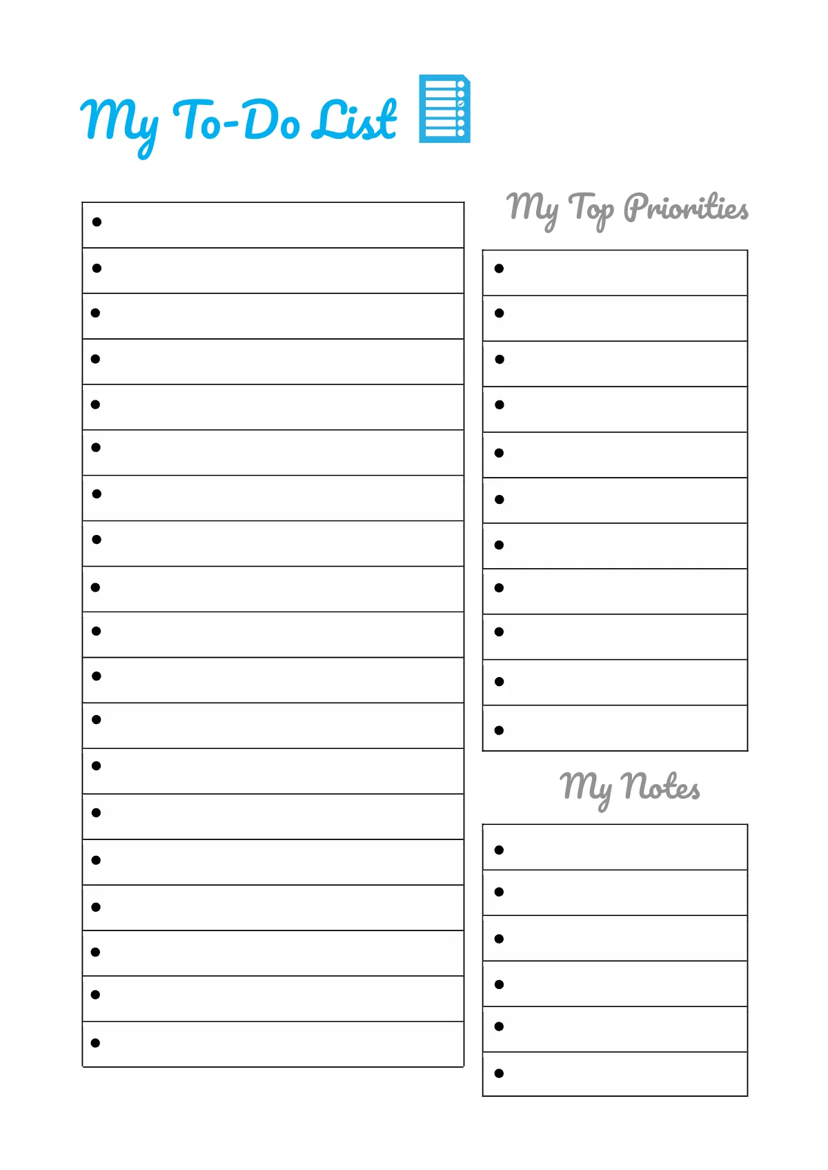 Free Creative Planner Template to Edit Online