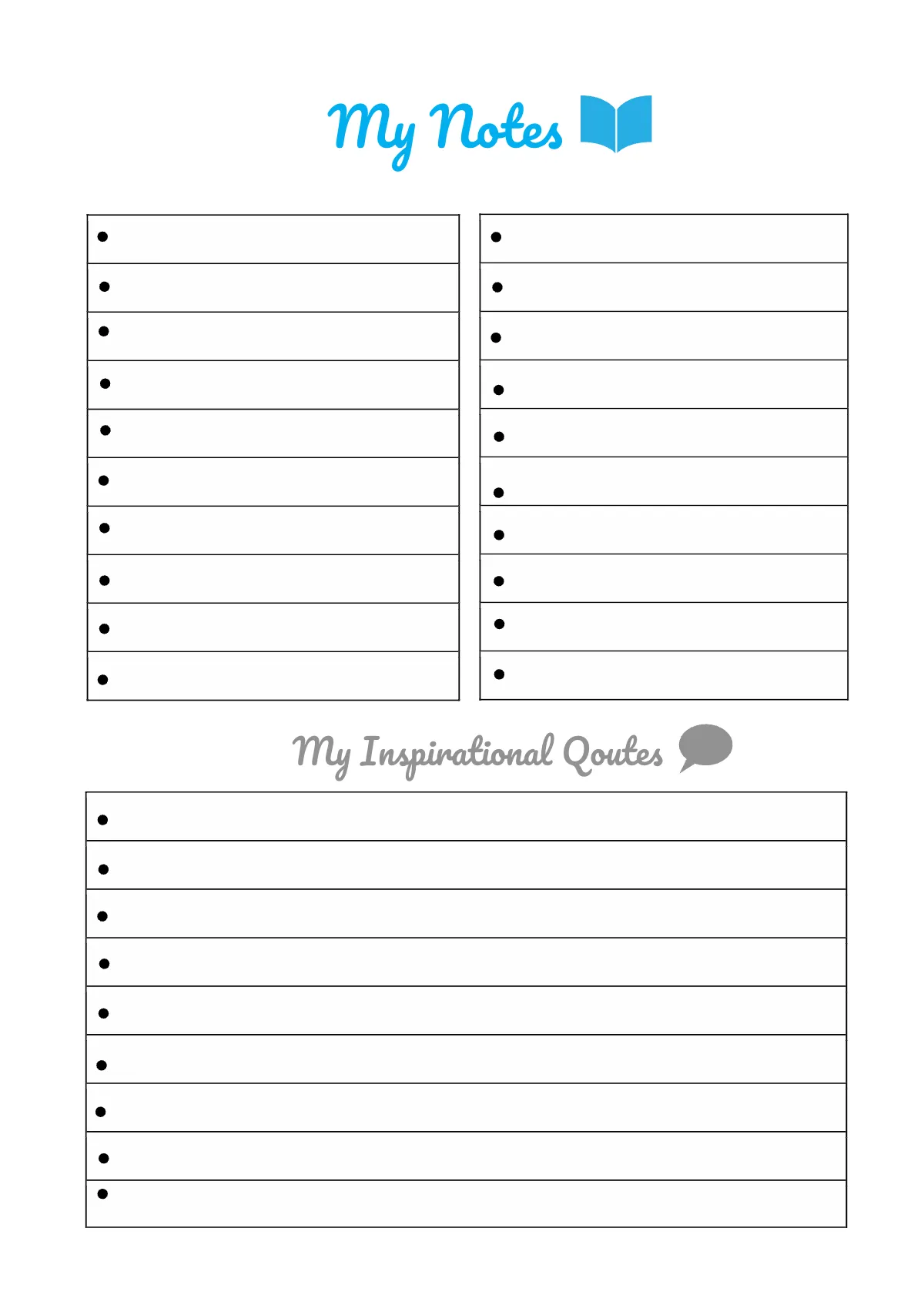 Free Creative Planner Template to Edit Online