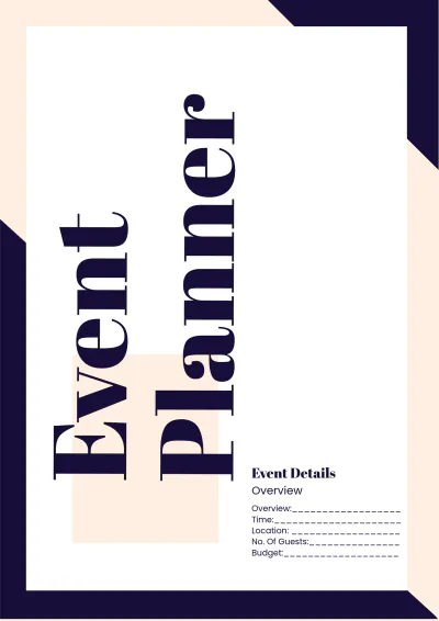 Free Printable Event Planner Template to Edit Online