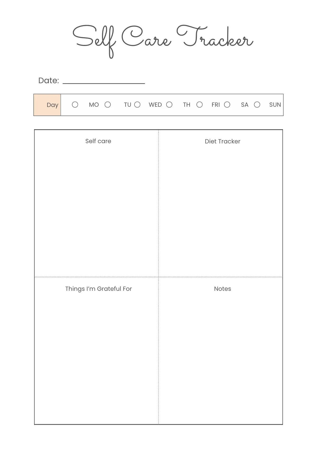 Free Basic Planner Template to Edit Online