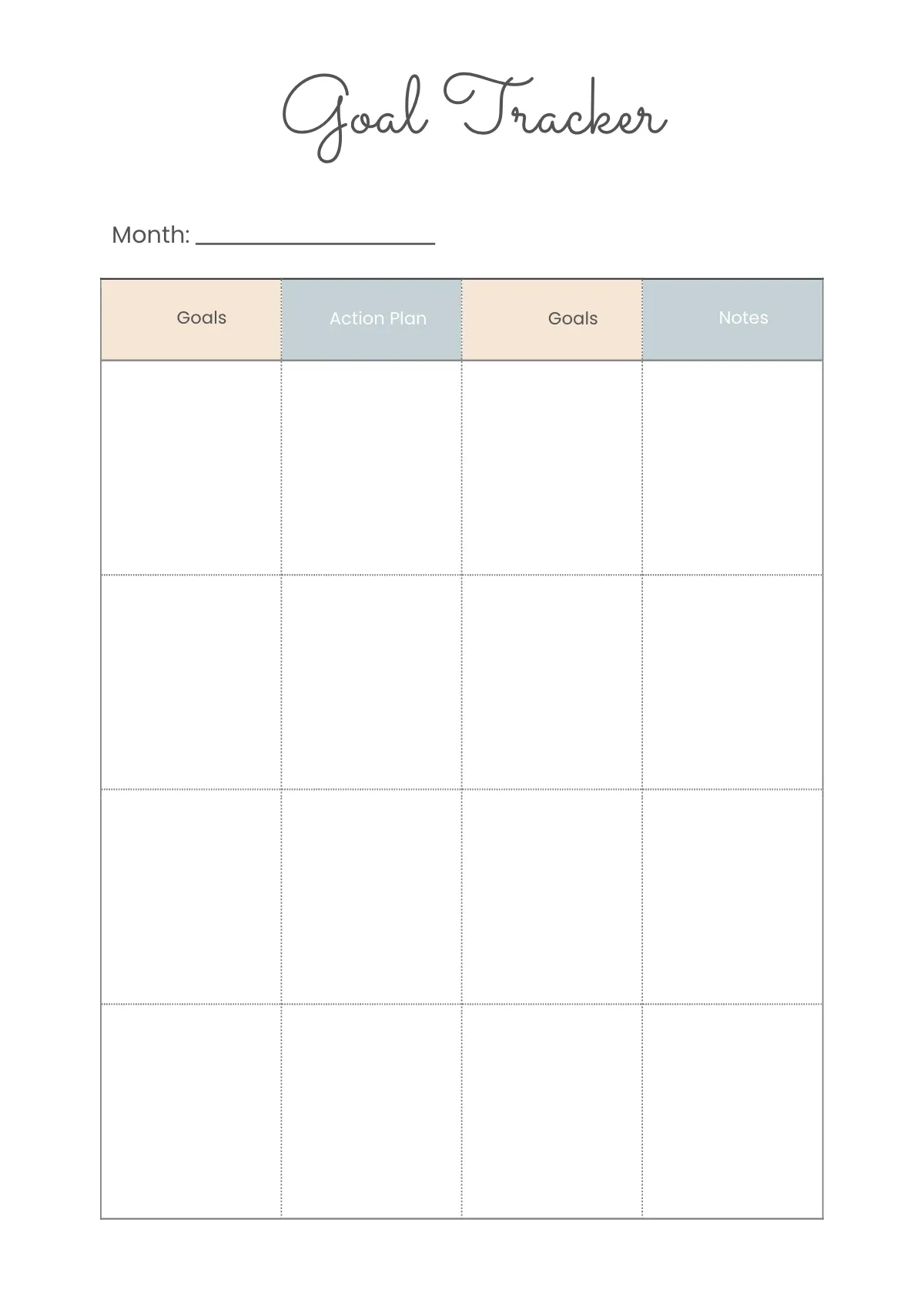 Free Basic Planner Template to Edit Online