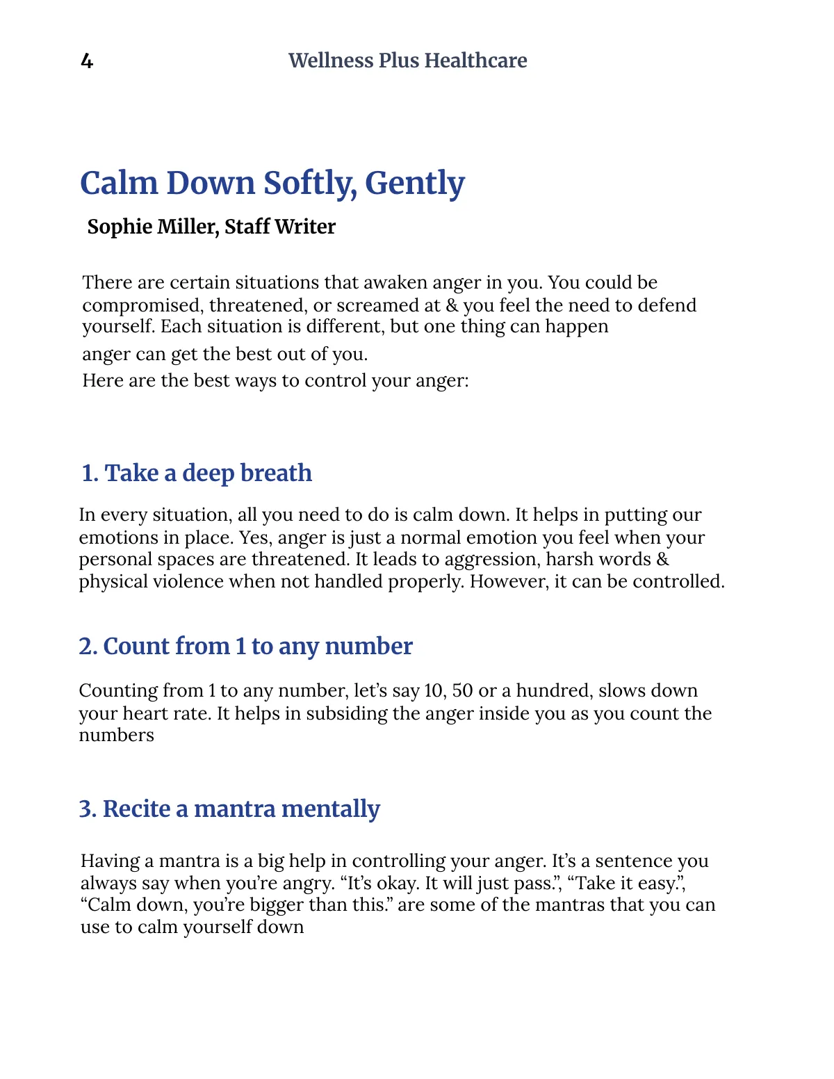 Free Medical Health Magazine Template to Edit Online