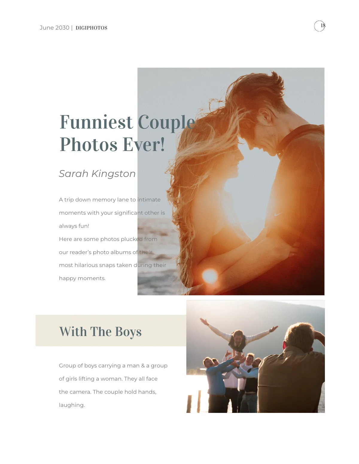 Free Photographer Pricing Magazine Template to Edit Online