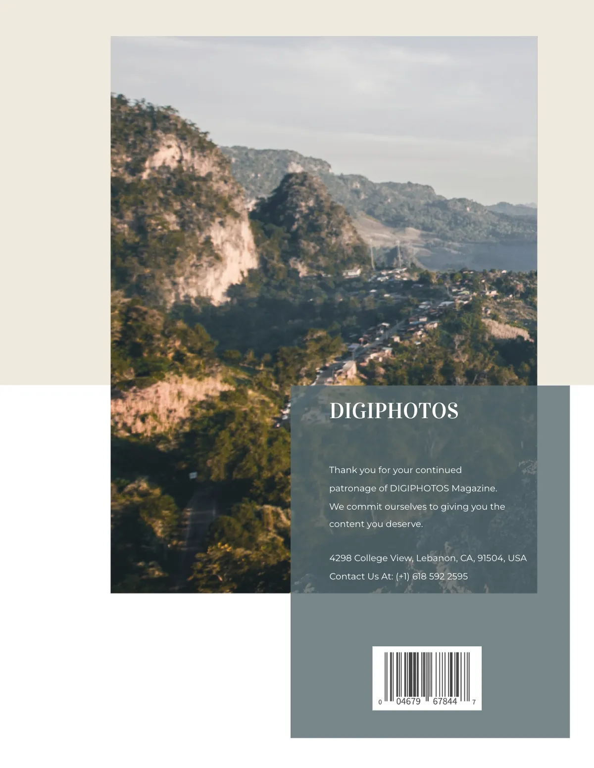 Free Photographer Pricing Magazine Template to Edit Online