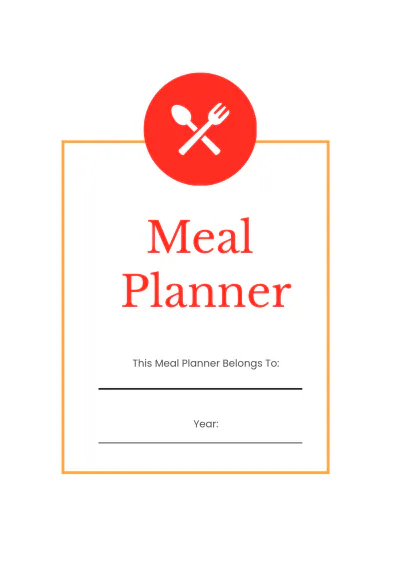 Free Blank Meal Planner Template to Edit Online