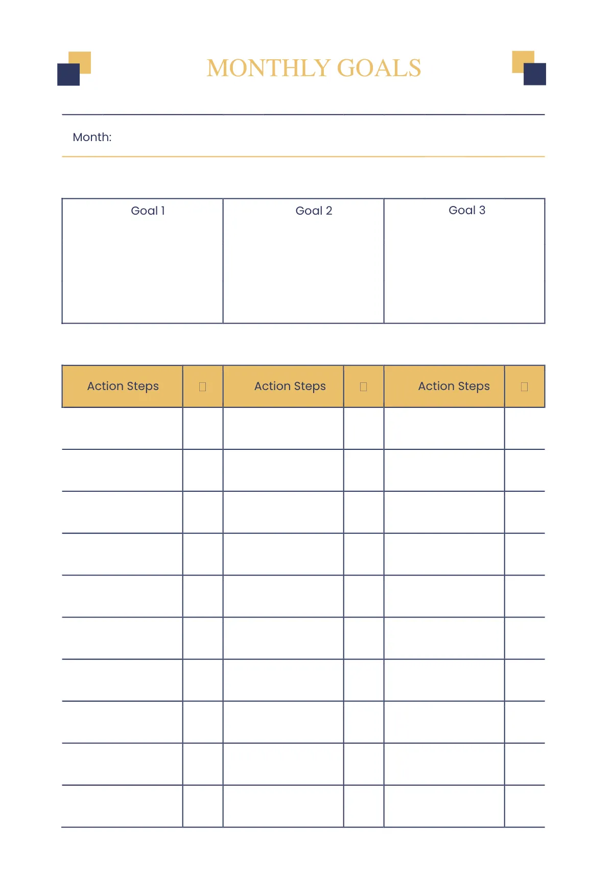 Free Simple School Planner Template to Edit Online