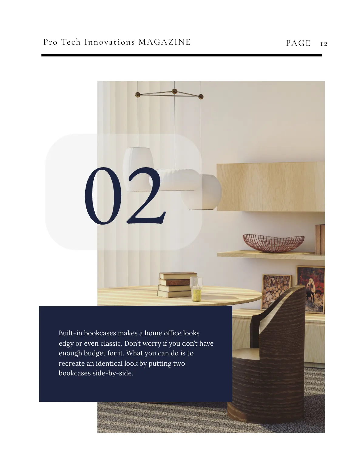 Free Creative Architect Magazine Template to Edit Online