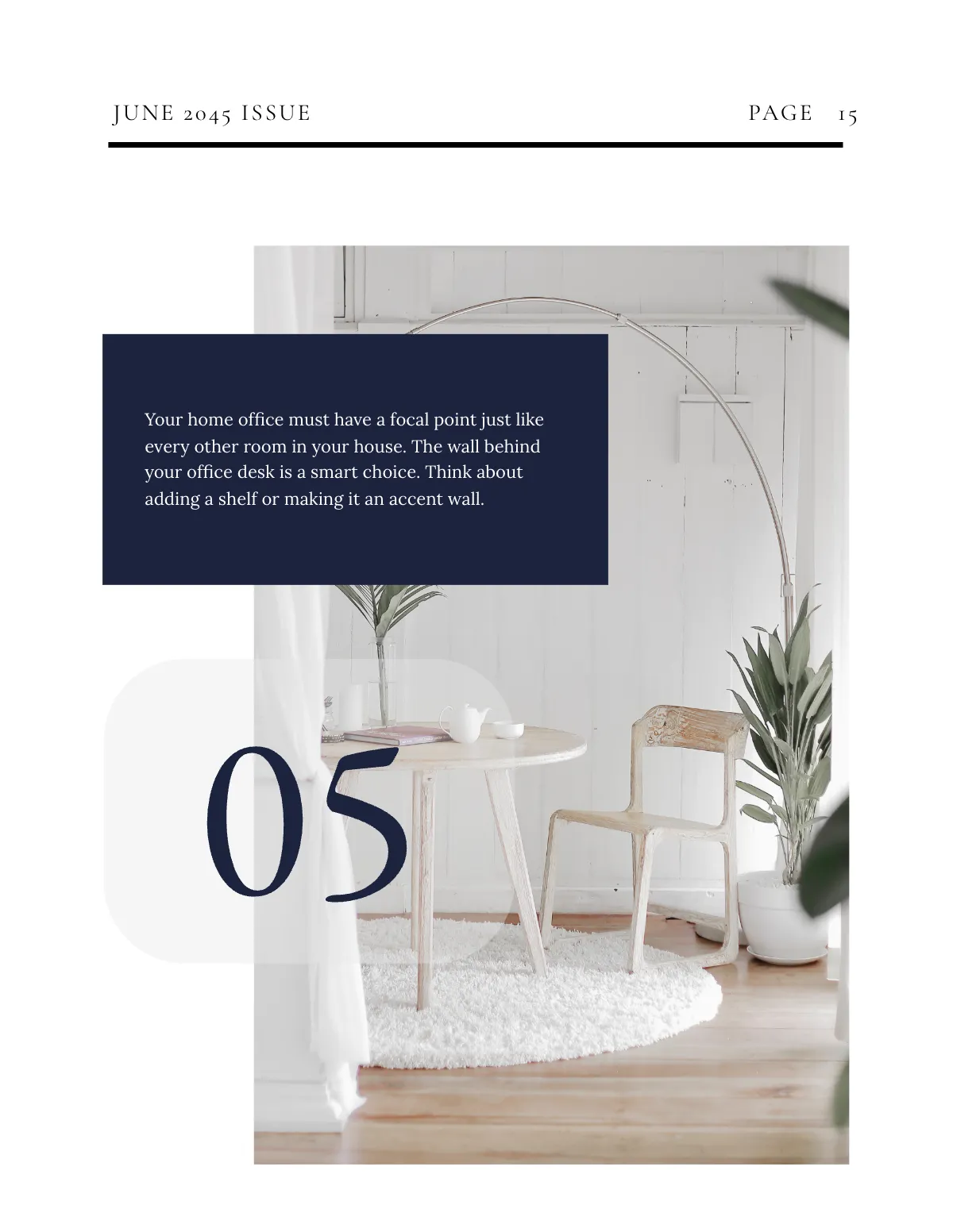 Free Creative Architect Magazine Template to Edit Online