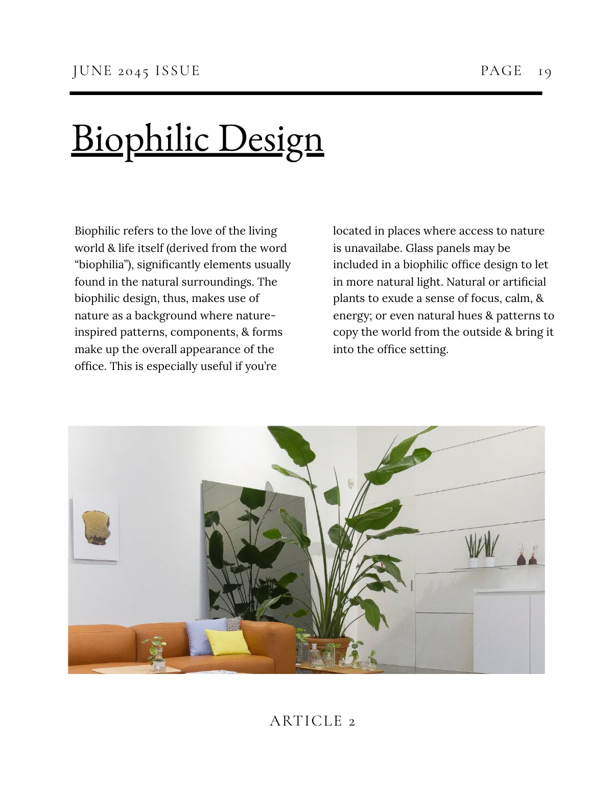 Free Creative Architect Magazine Template to Edit Online