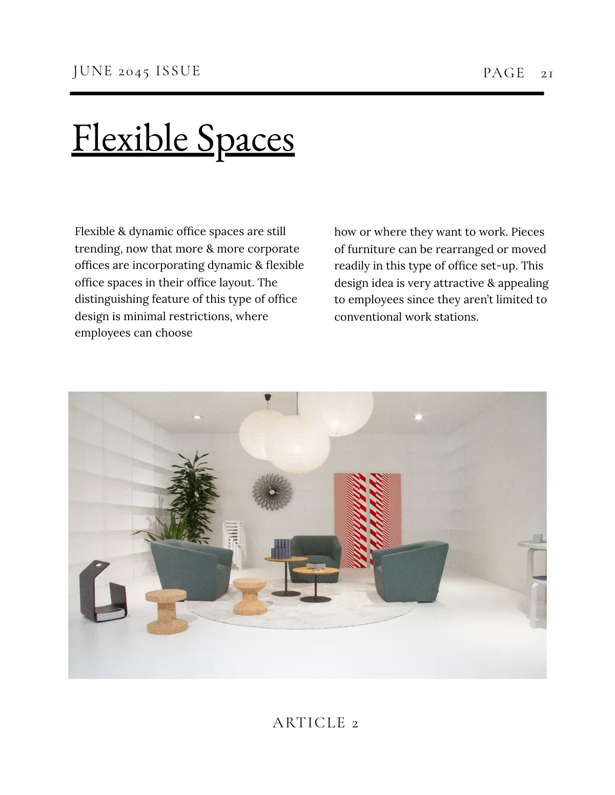 Free Creative Architect Magazine Template to Edit Online