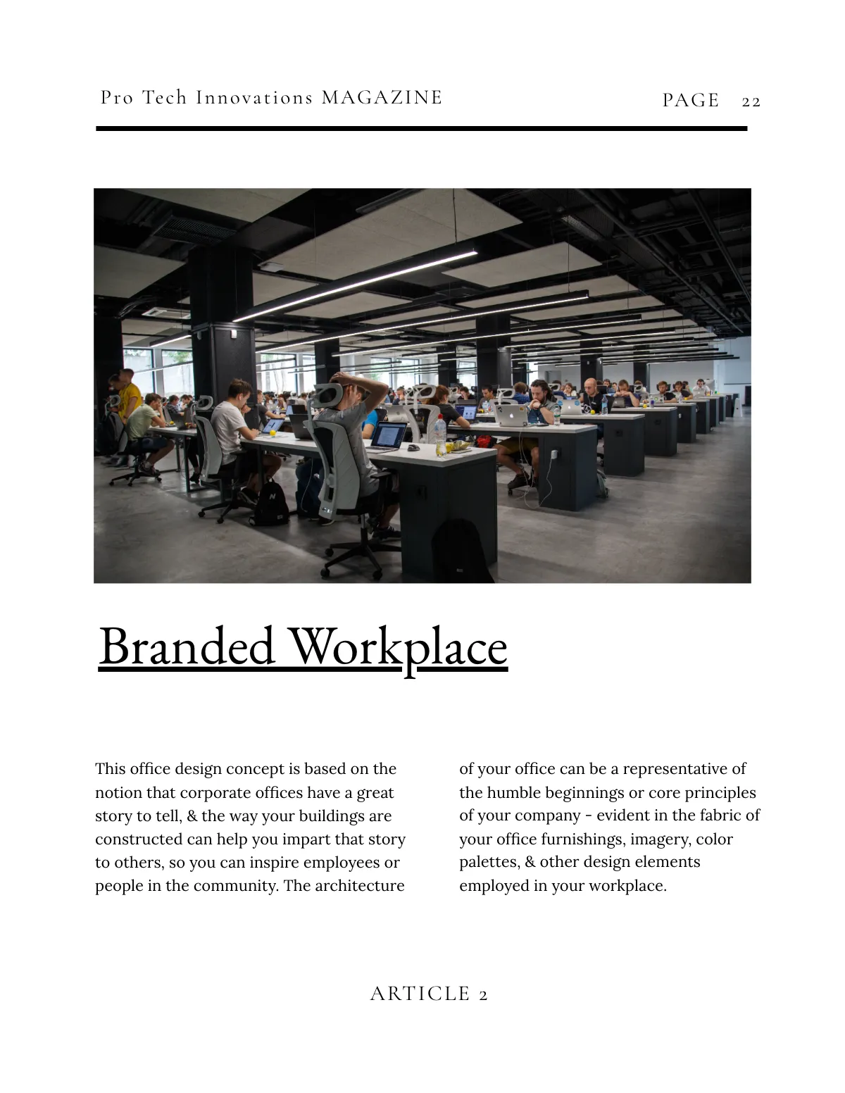 Free Creative Architect Magazine Template to Edit Online
