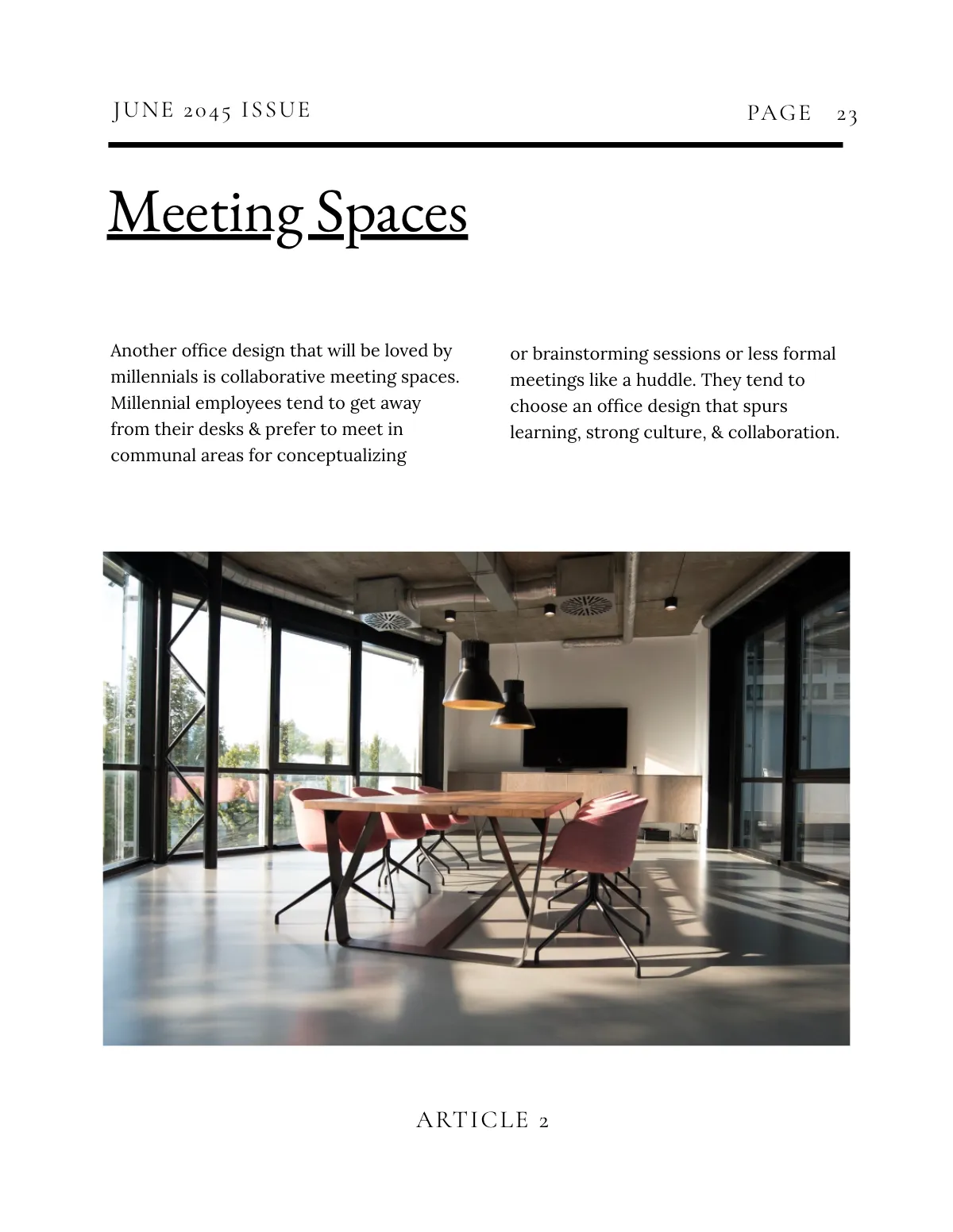 Free Creative Architect Magazine Template to Edit Online