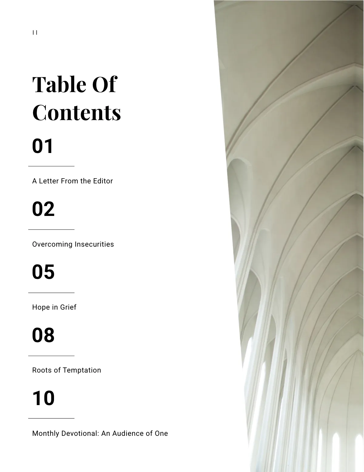 Free Modern Church Magazine Template to Edit Online