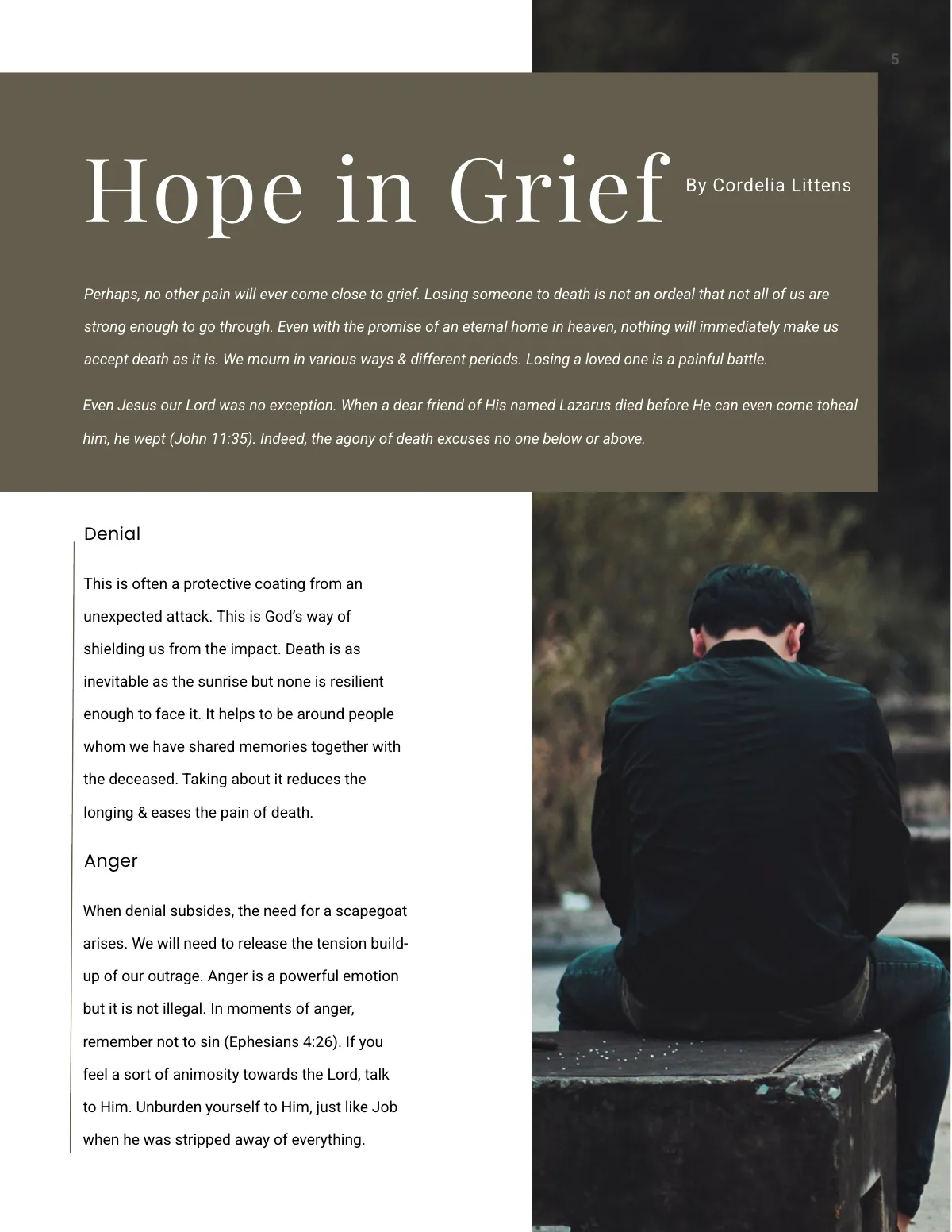 Free Modern Church Magazine Template to Edit Online