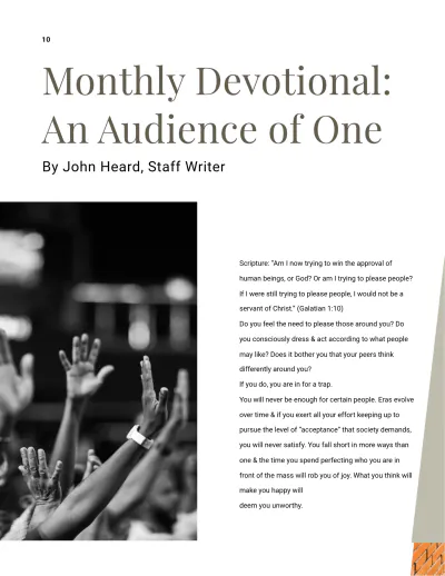 Free Modern Church Magazine Template to Edit Online
