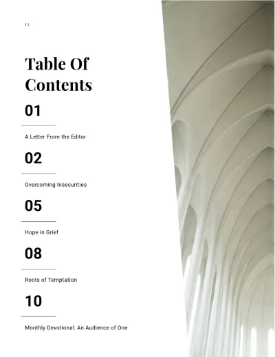 Free Modern Church Magazine Template to Edit Online