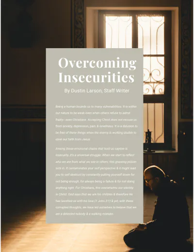 Free Modern Church Magazine Template to Edit Online
