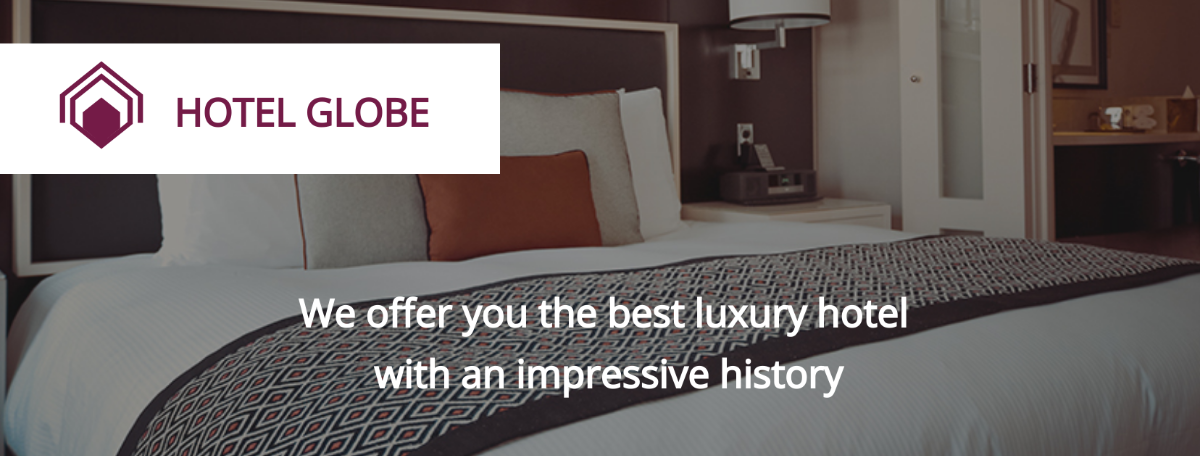 Modern Hotel Facebook Cover Page Template