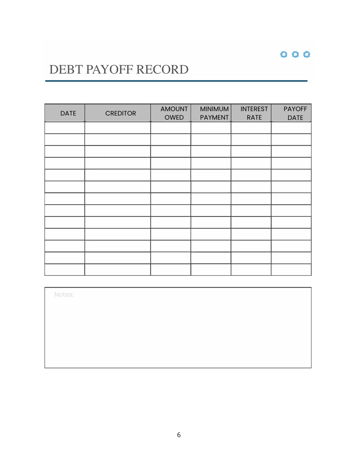 Free Budget Planner Template to Edit Online