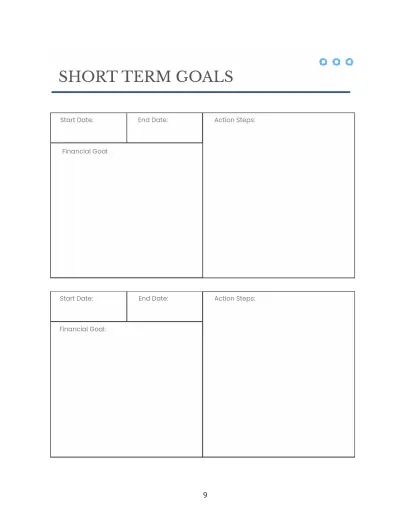 Free Budget Planner Template to Edit Online
