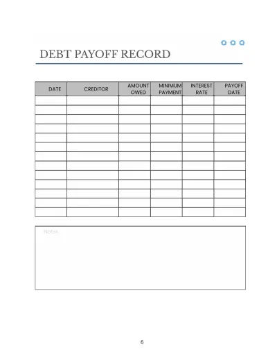 Free Budget Planner Template to Edit Online
