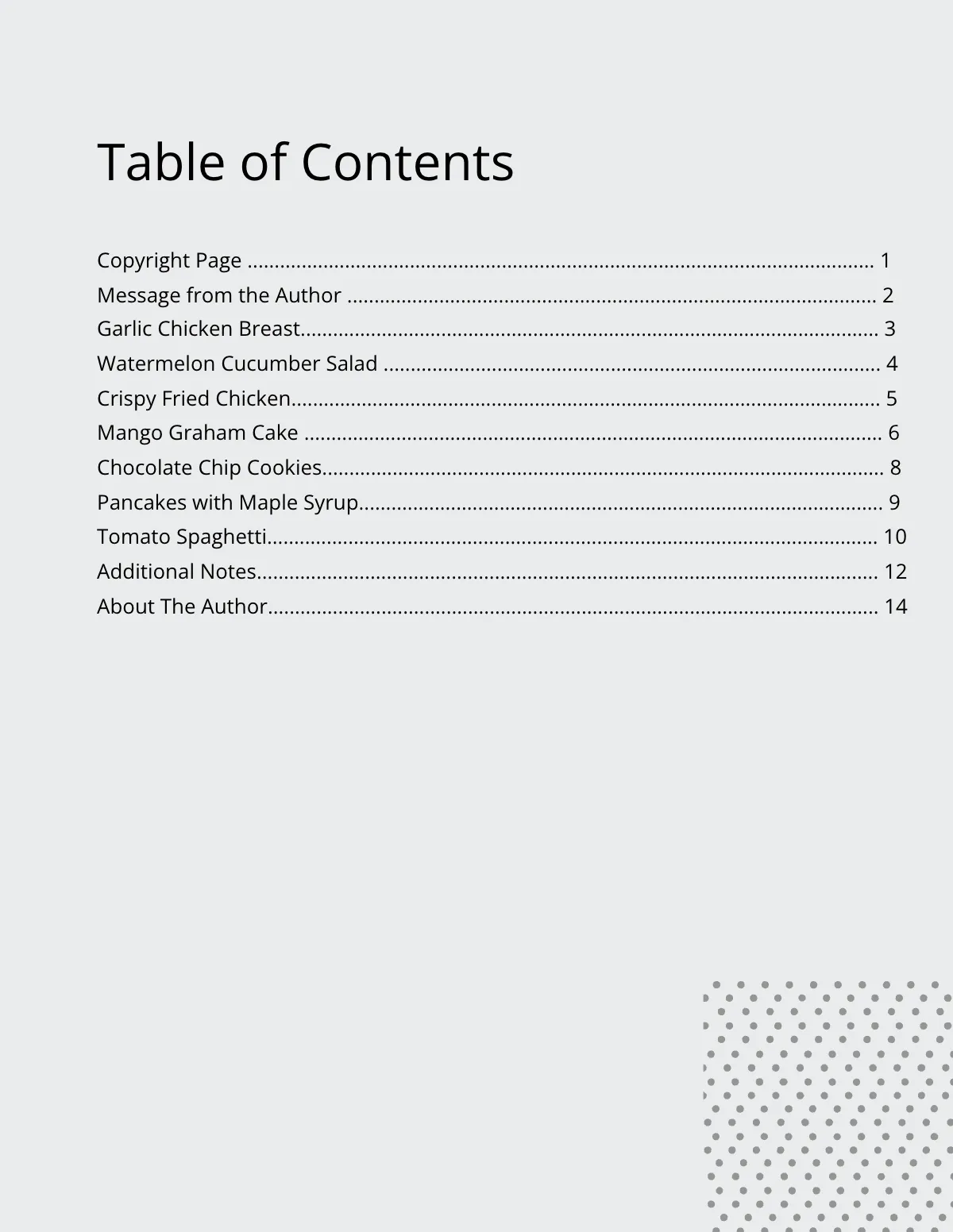 Free Family Recipe Cookbook Template to Edit Online