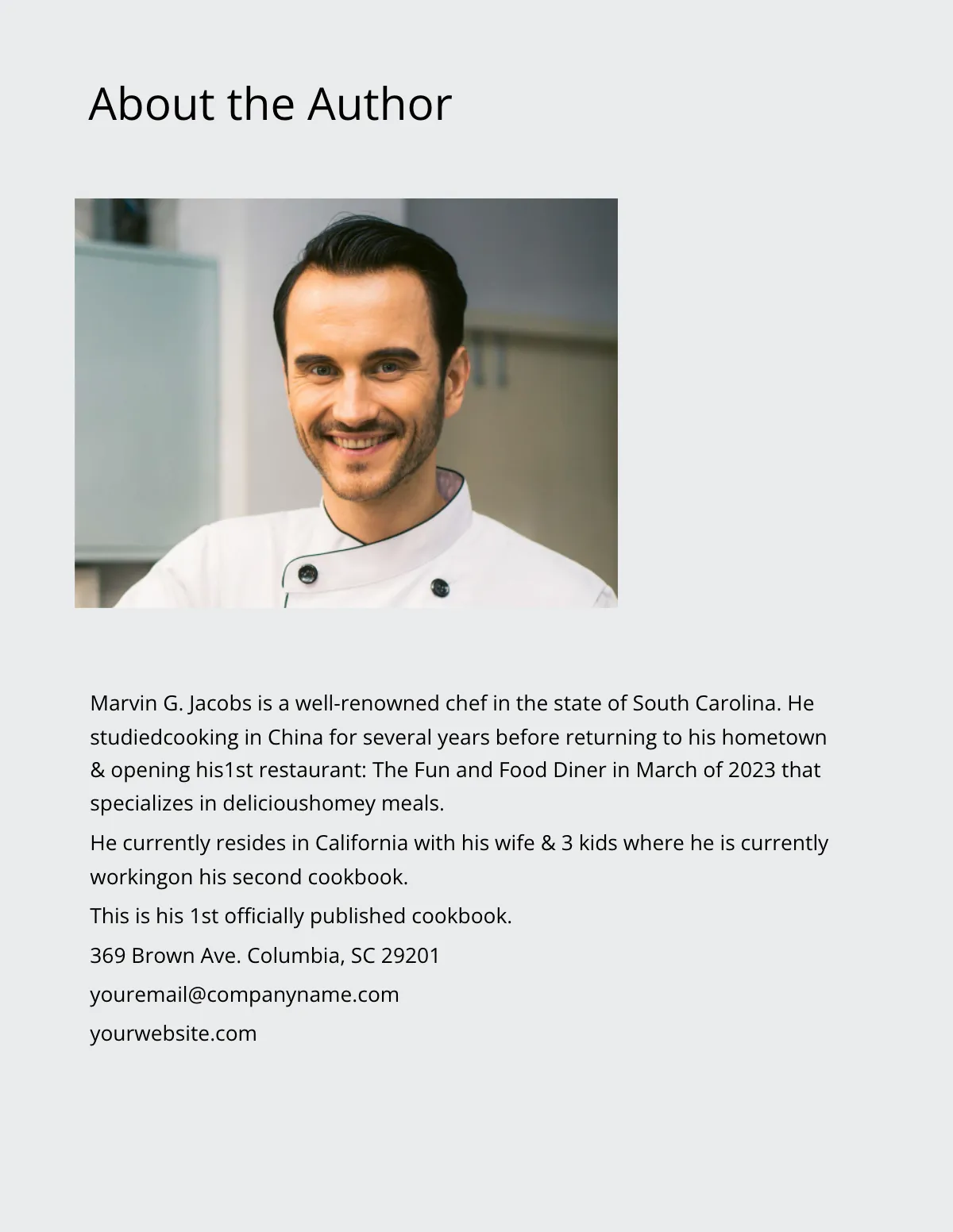 Free Family Recipe Cookbook Template to Edit Online