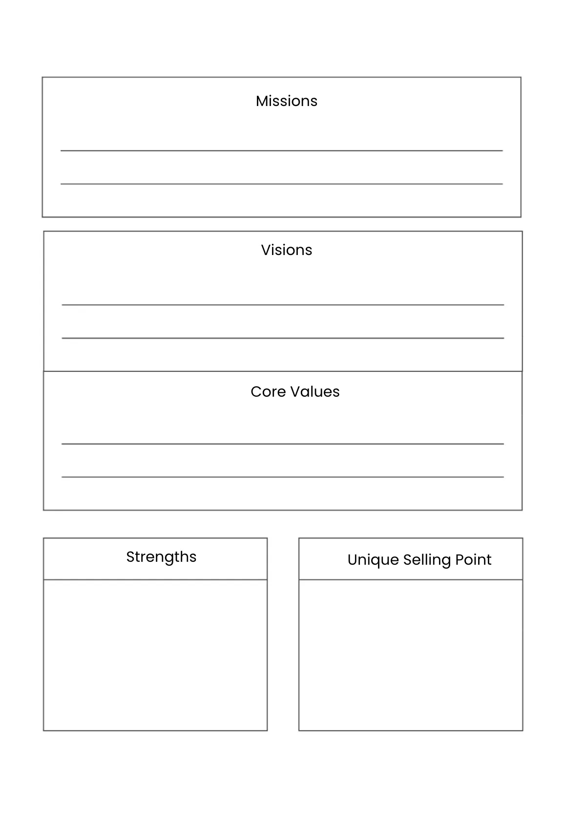Free Creative Business Planner Template to Edit Online