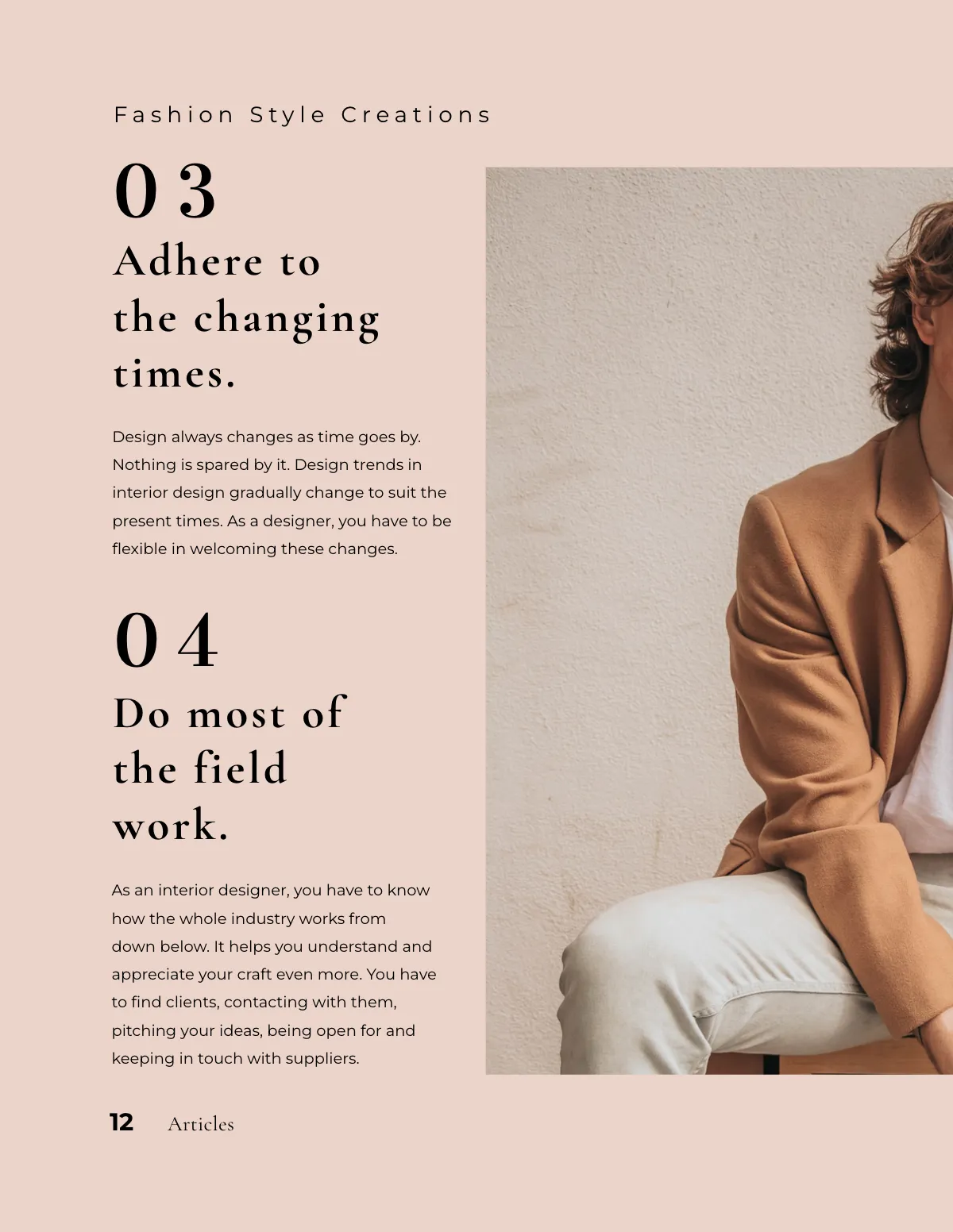 Free Minimal Fashion Magazine Template to Edit Online