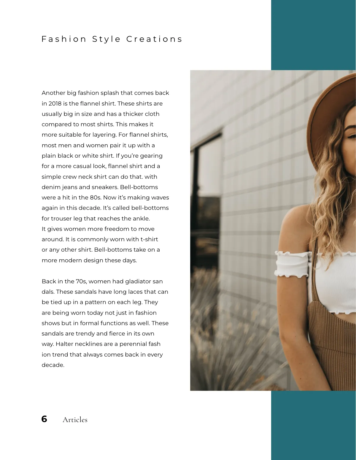 Free Minimal Fashion Magazine Template to Edit Online