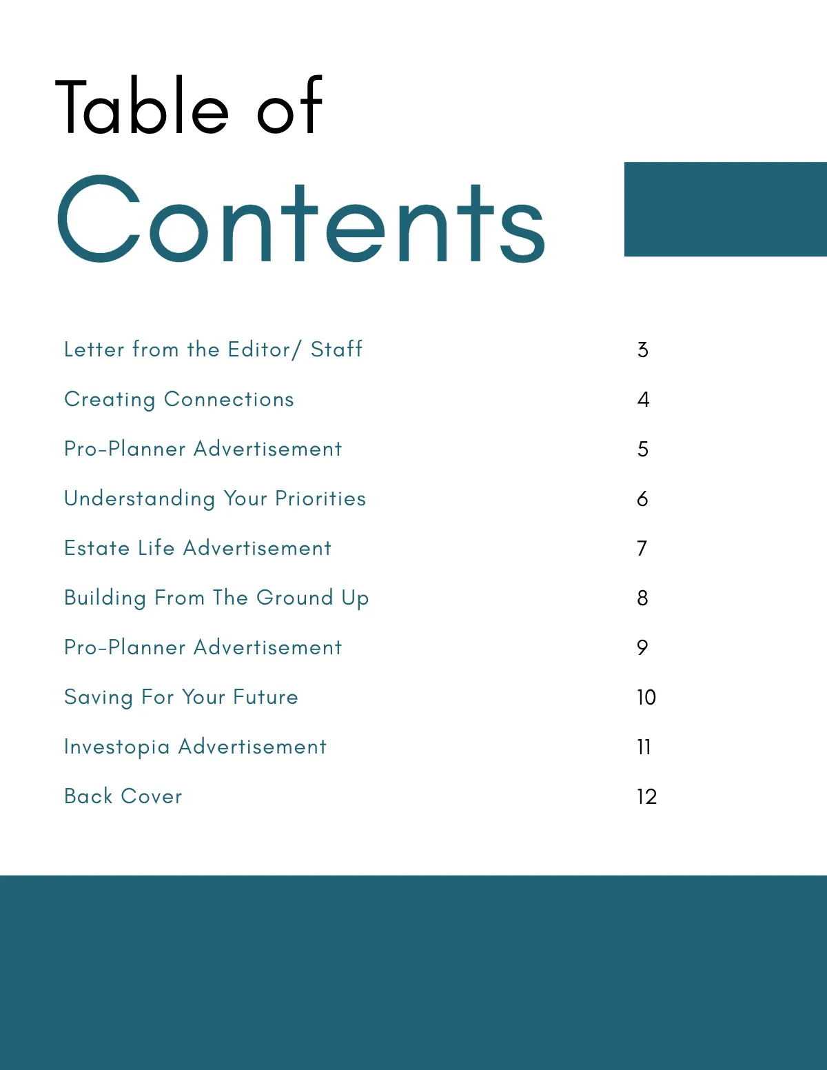 Free Minimal Business Magazine Template to Edit Online