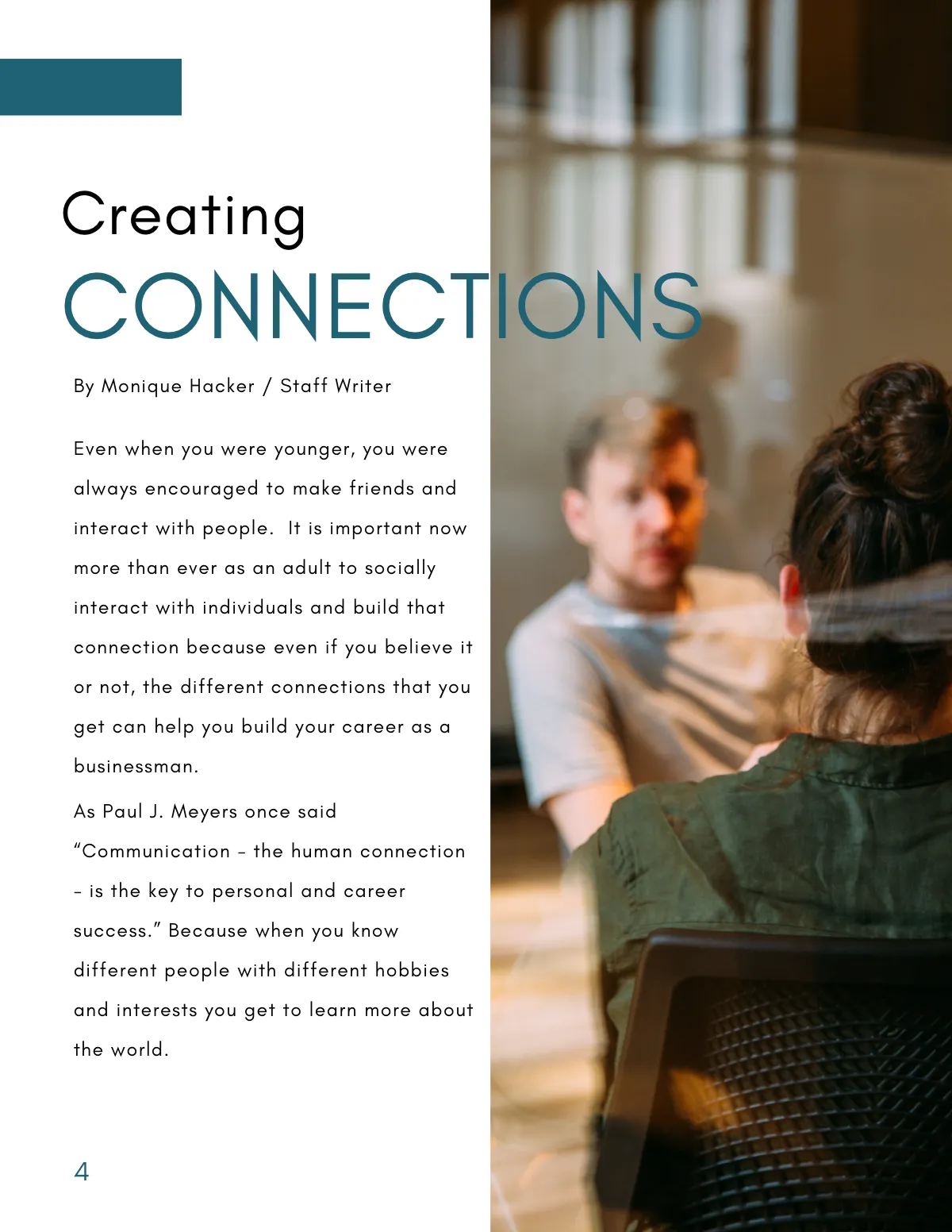 Free Minimal Business Magazine Template to Edit Online