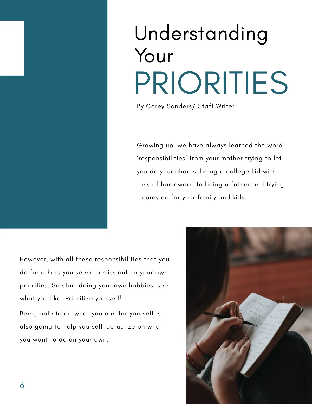 Free Minimal Business Magazine Template to Edit Online