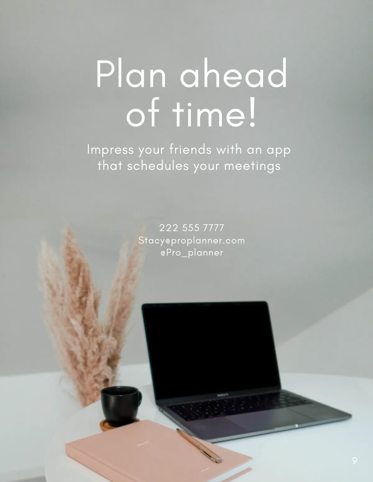 Free Minimal Business Magazine Template to Edit Online