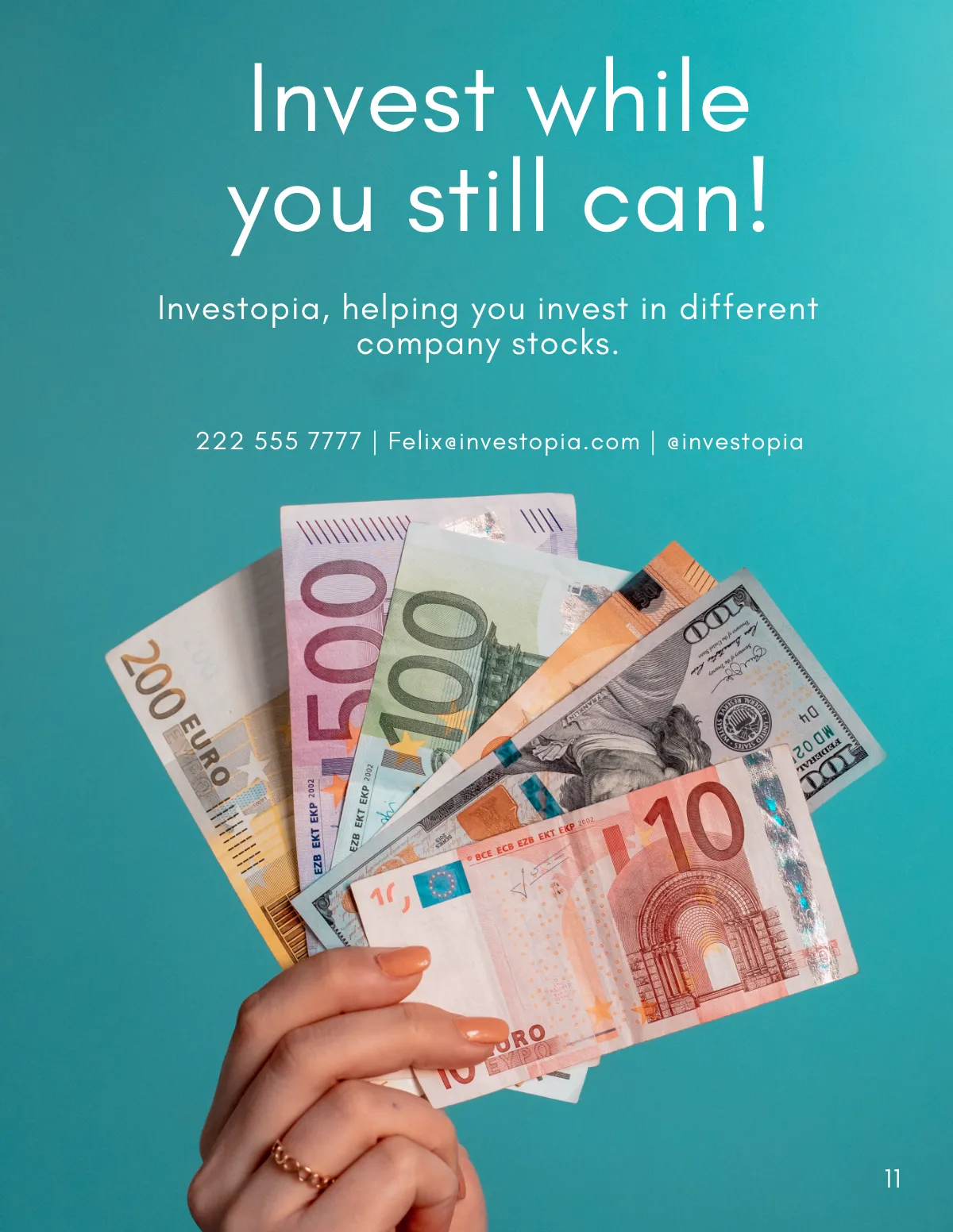 Free Minimal Business Magazine Template to Edit Online